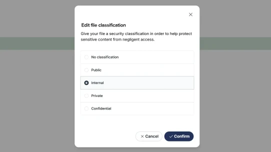 Secure file sharing