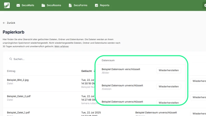 Neue Funktionen